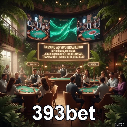 Clientes desfrutam de jogos com crupiês profissionais na 393bet.