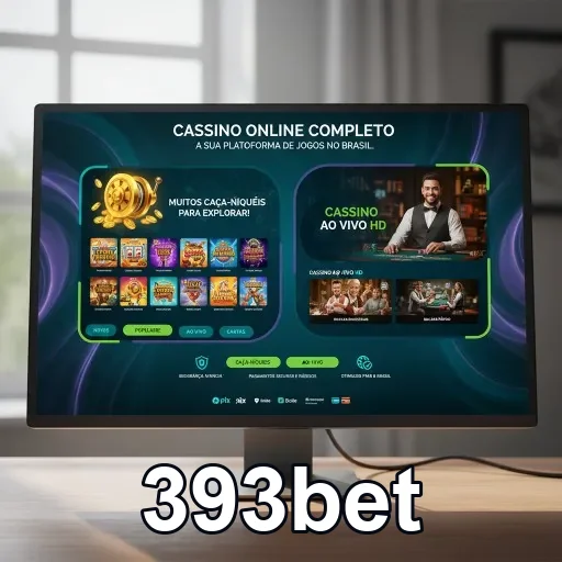 Interface do 393bet mostrando jogos de cassino disponíveis.
