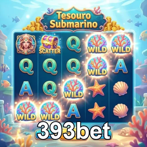Imagem do jogo Tesouro Submarino disponível na 393bet.