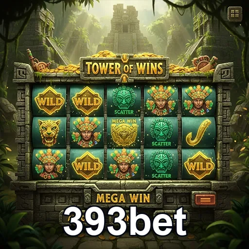 Slot game Tower of Wins no aplicativo 393bet.