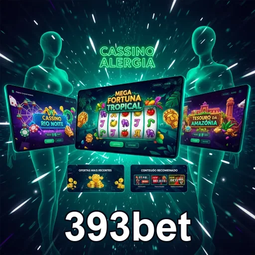 Interface do 393bet com jogos VIP e slots emocionantes.