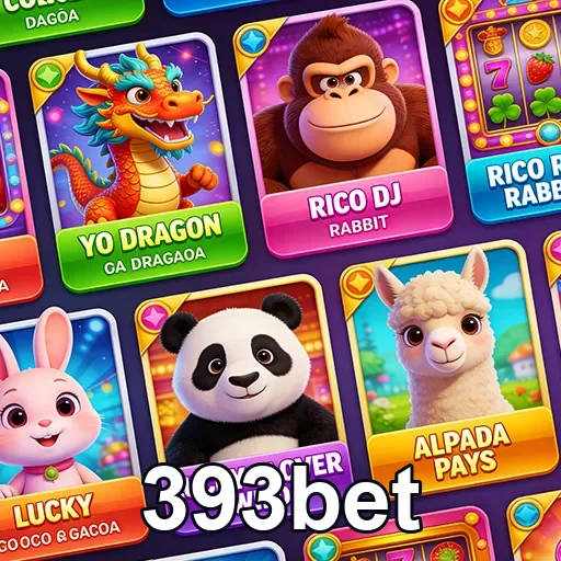 Diversidade de jogos disponíveis no aplicativo 393bet.